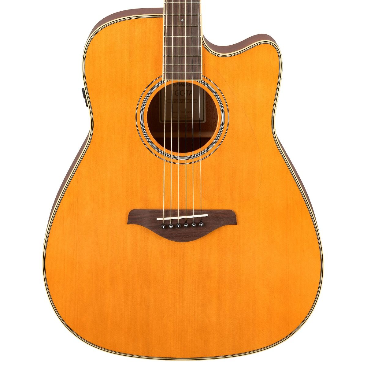 Yamaha FGC TransAcoustic Western Guitar ( Vintage )