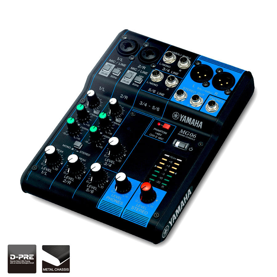 Yamaha MG06 mixer