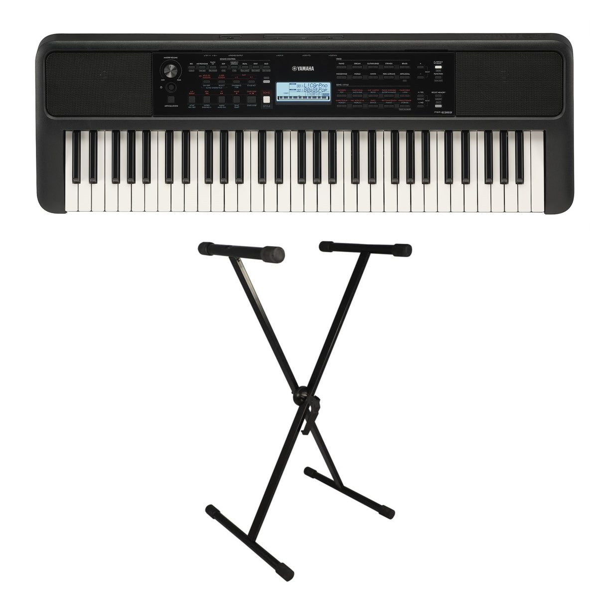 Yamaha PSR-E383 keyboard startpaket