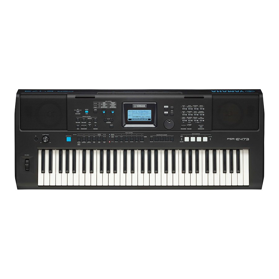 Yamaha PSR-E473 Keyboard (svart)