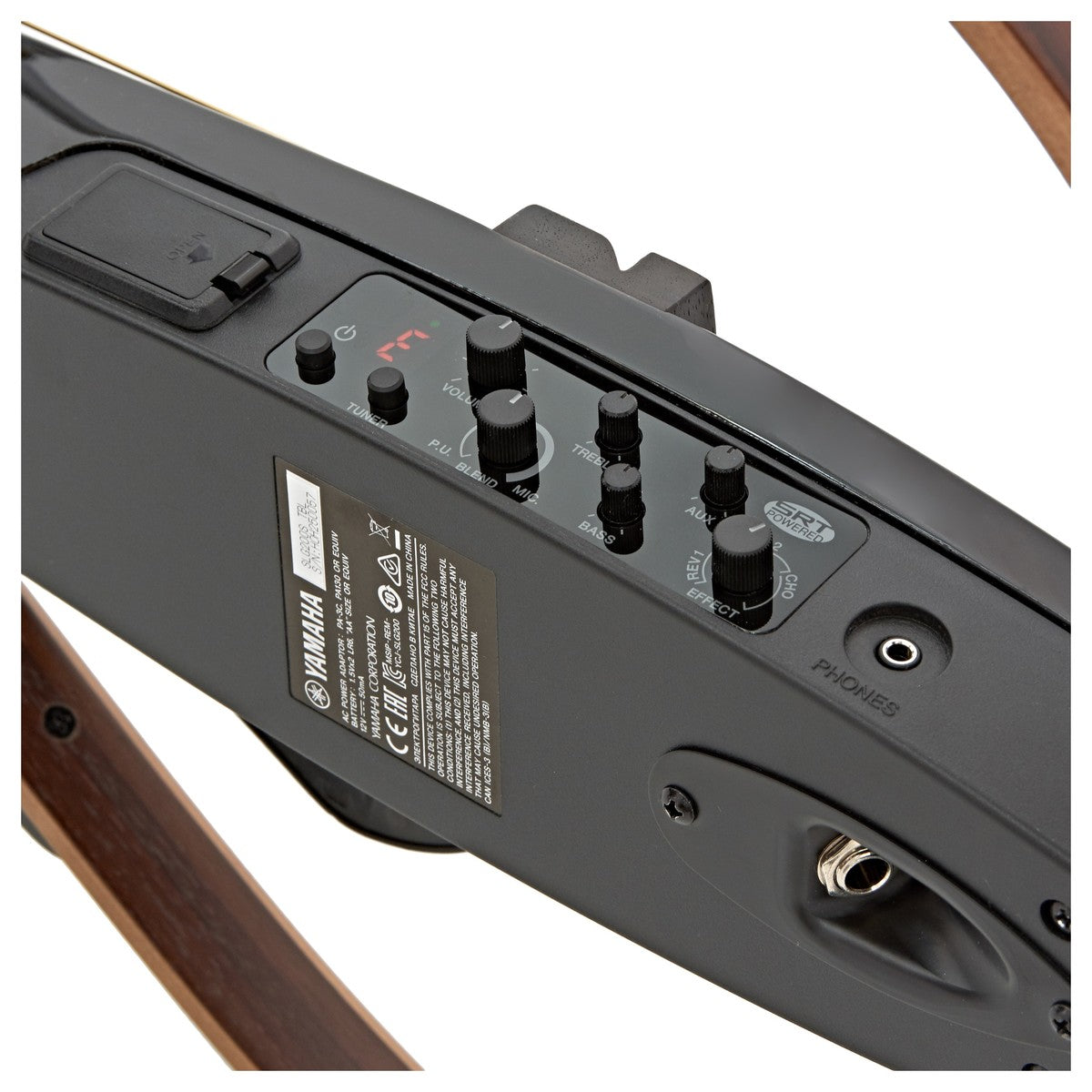 Yamaha SLG200S Silent Steel Guitar (genomskinlig Black )