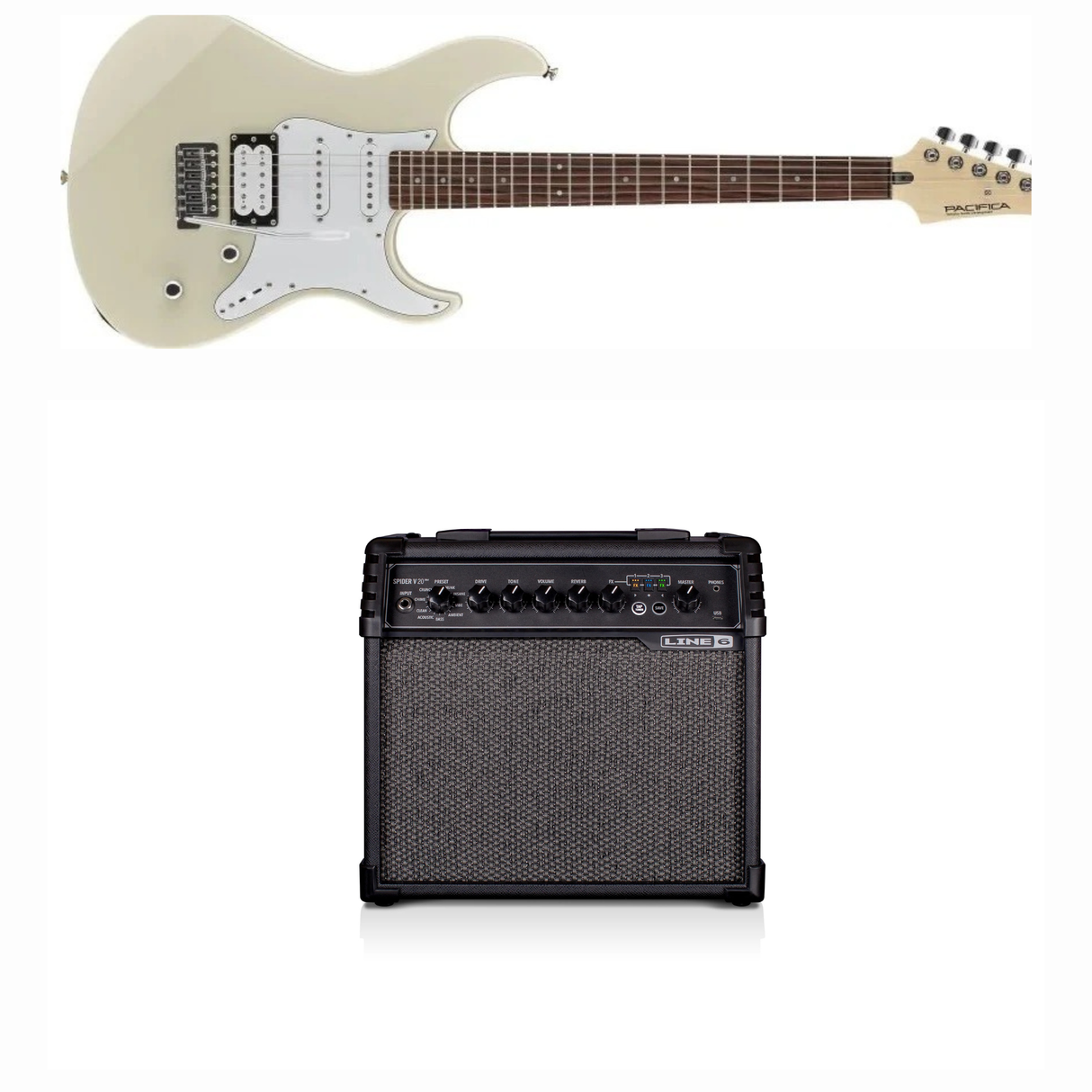 Yamaha Pacifica elgitarr GPA112V ( Vintage White )