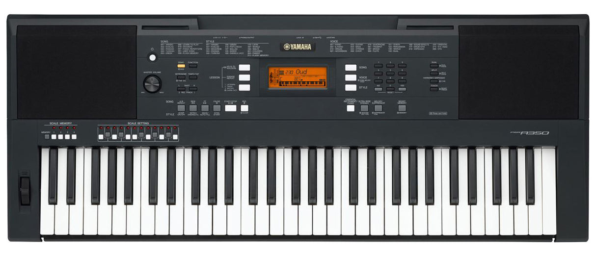 Yamaha PSR-A350 Keyboard med orientaliska ljud (svart)