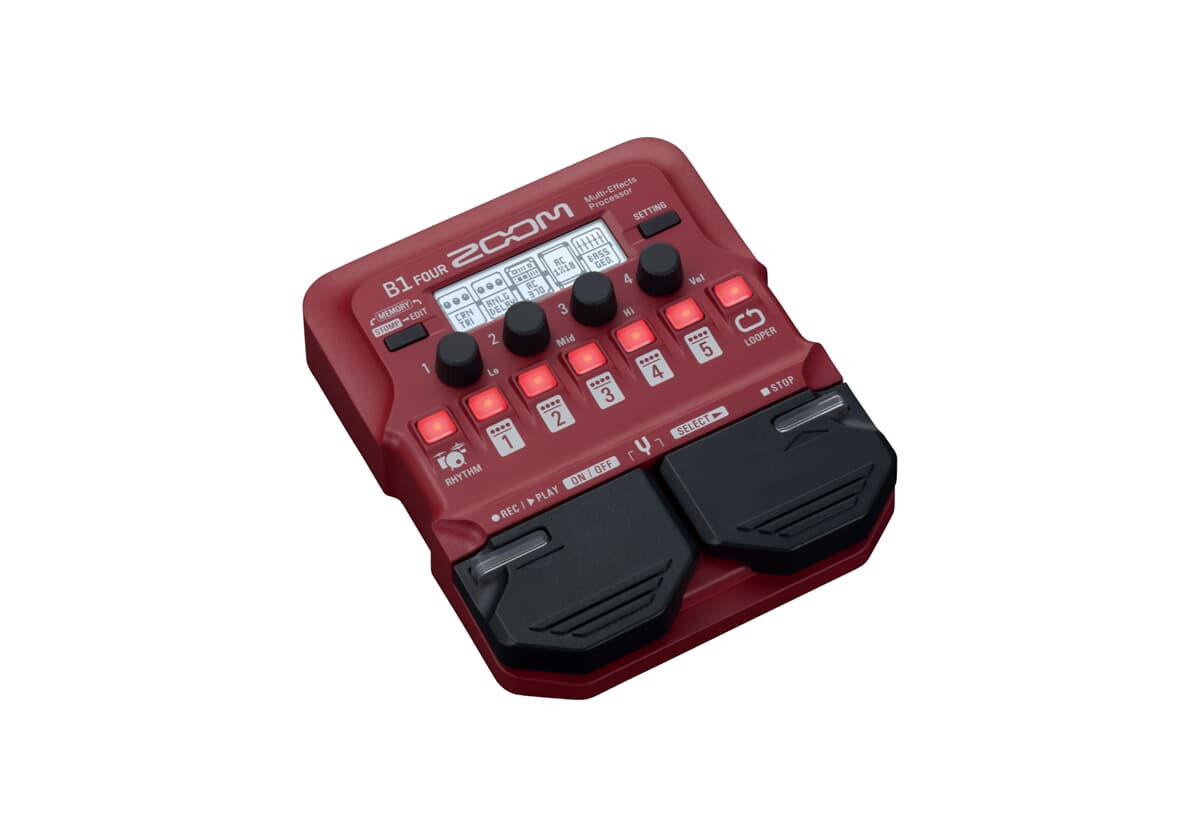 Zoom B1 Fyrbas multieffekt