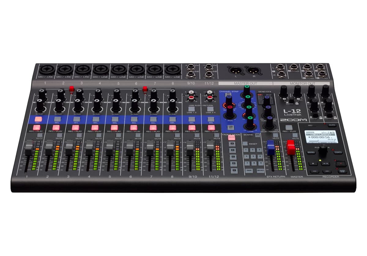 Zoom LiveTrak L-12 digital mixer