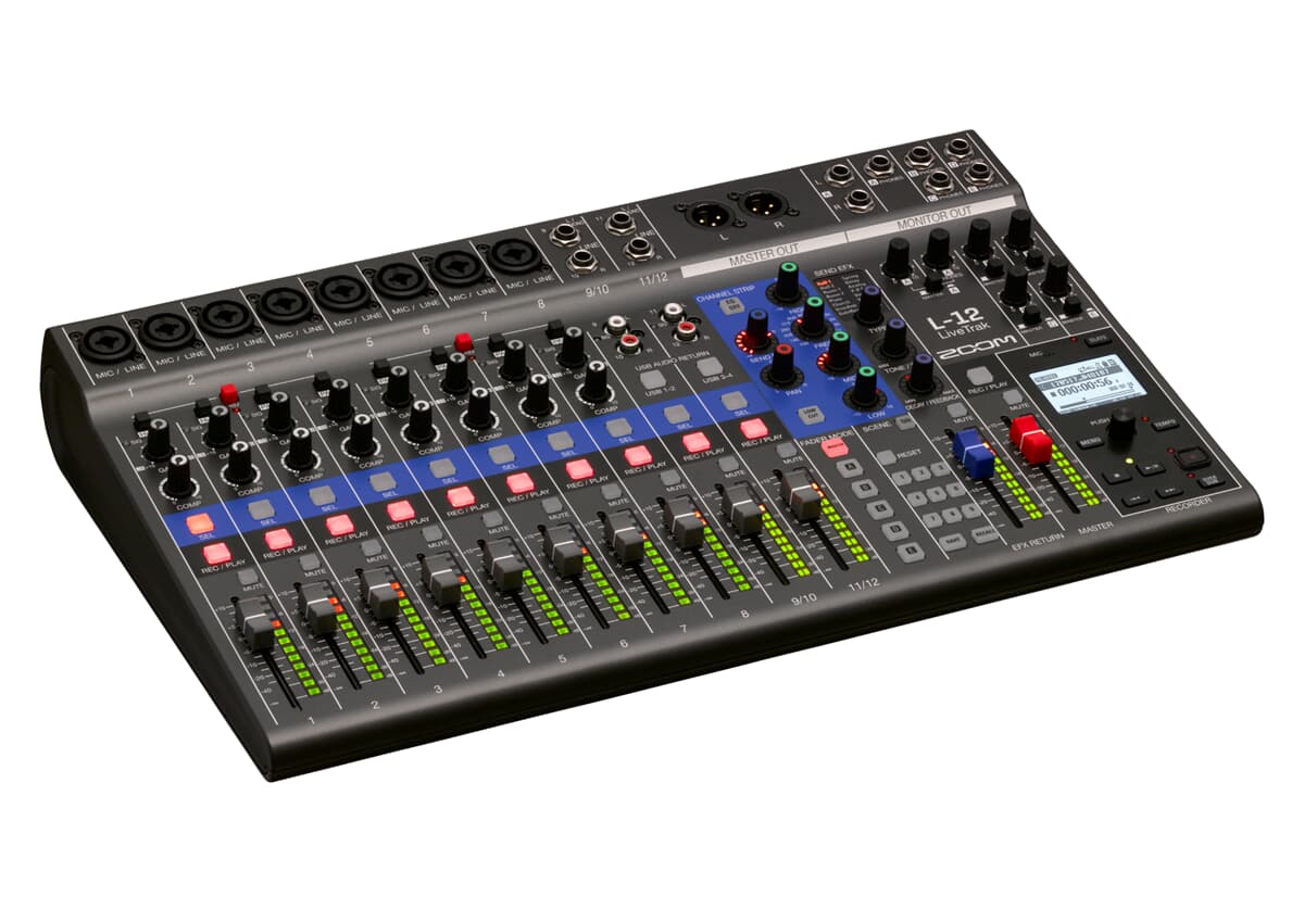 Zoom LiveTrak L-12 digital mixer
