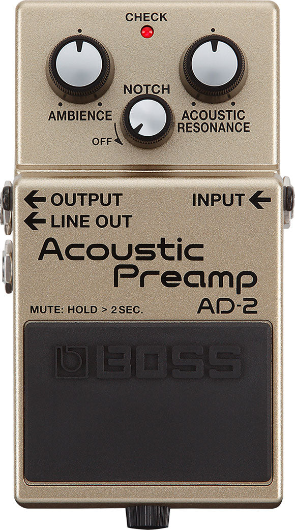 Boss AD-2 akustisk förförstärkargitarrpedal