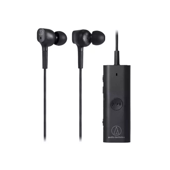 Audio-Technica ATH-ANC100BTBK trådlösa brusreducerande in-ear-hörlurar (svarta)