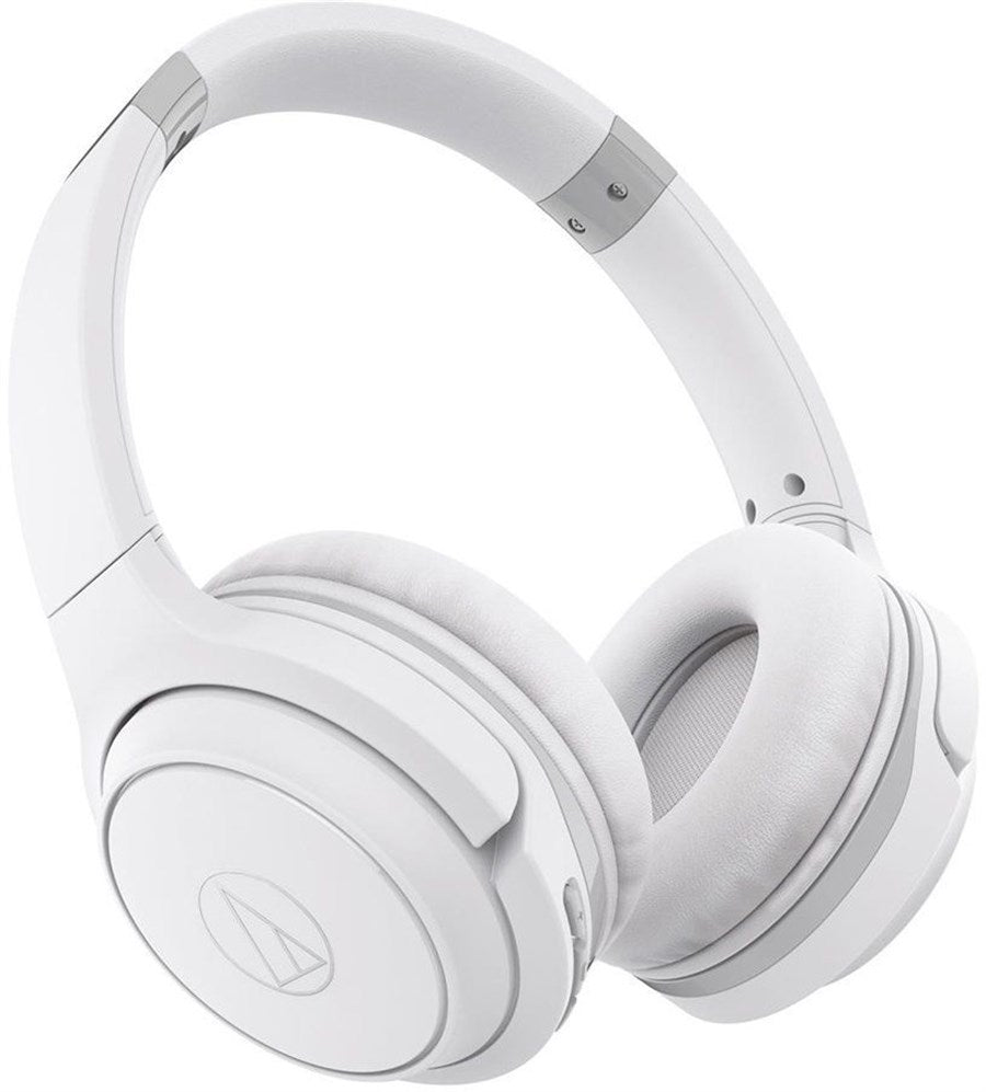 Audio-Technica ATH-S200BTWH trådlösa on-ear hörlurar (vita)