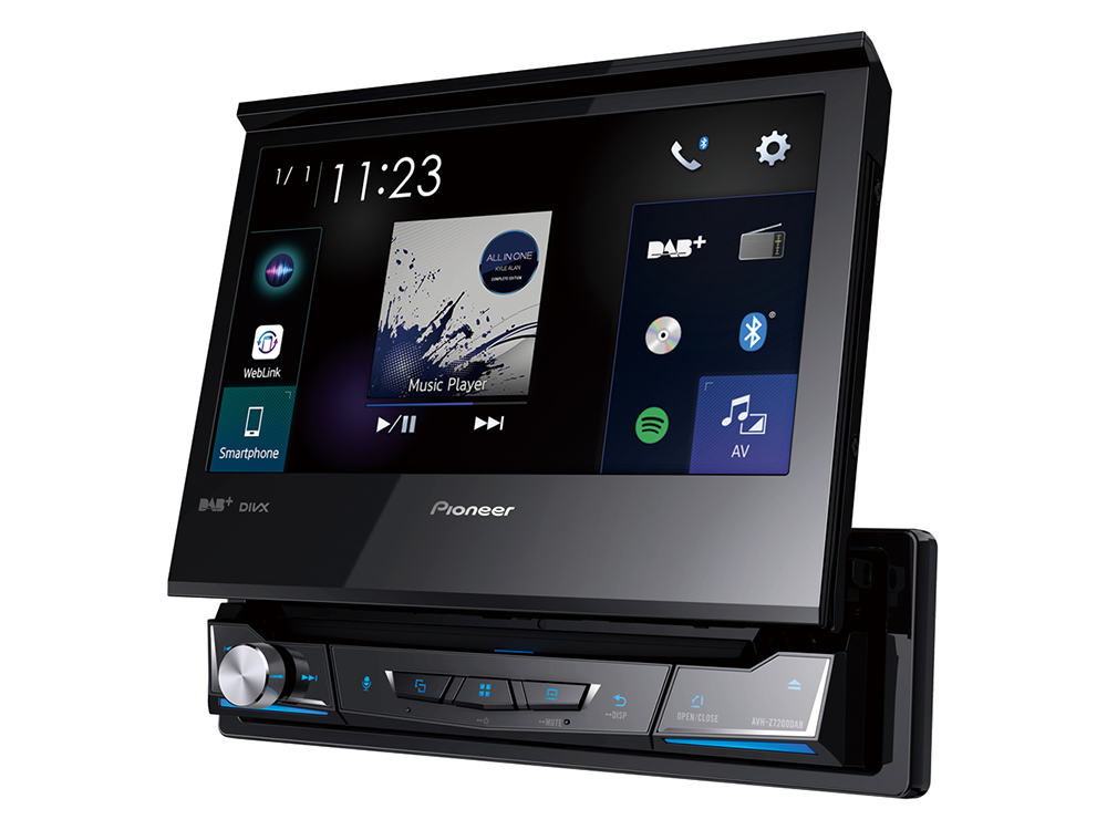 Pioneer AVH-Z7200DAB Apple CarPlay , Bluetooth och USB