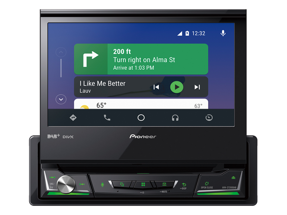 Pioneer AVH-Z7200DAB Apple CarPlay , Bluetooth och USB