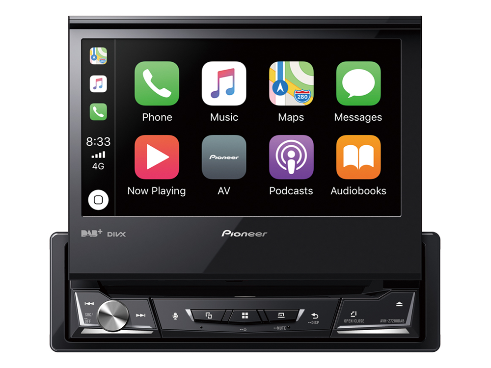 Pioneer AVH-Z7200DAB Apple CarPlay , Bluetooth och USB