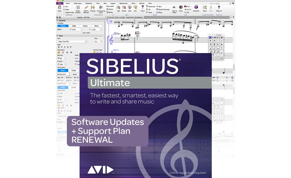 Sibelius Ultimate-prenumeration FÖRNYELSE