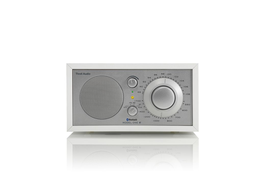 Tivoli Audio Model ONE BT med Bluetooth (Vit, Silver)