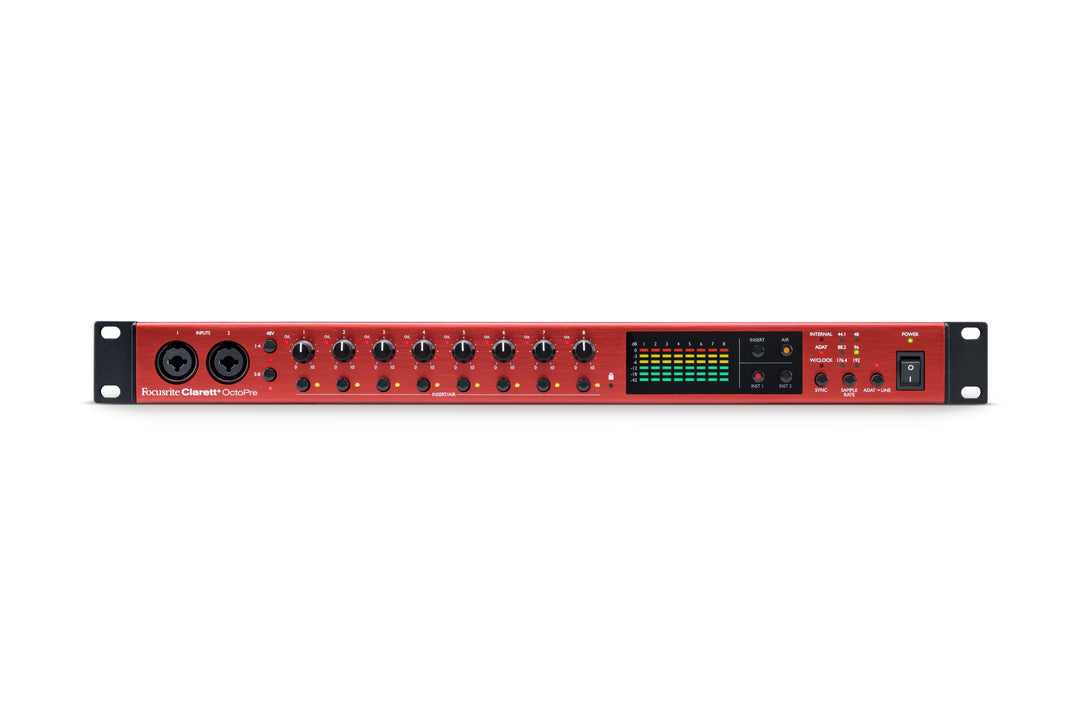 Focusrite Clarett+ Octopre mikrofonförförstärkare