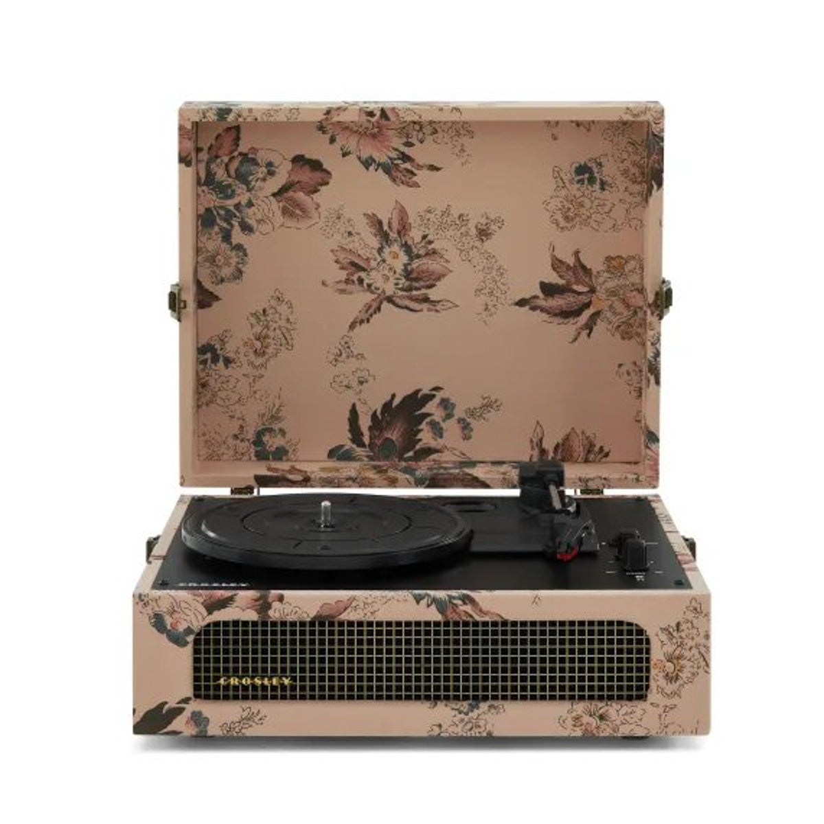 Crosley Voyager skivspelare tvåvägs Bluetooth (blommigt)