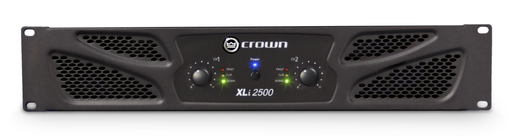 Crown XLi2500 effektförstärkare (2x500W, 8 Ohm)