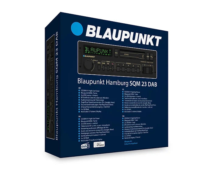 Blaupunkt Hamburg SQM 23 DAB Bilradio med DAB+ och Bluetooth