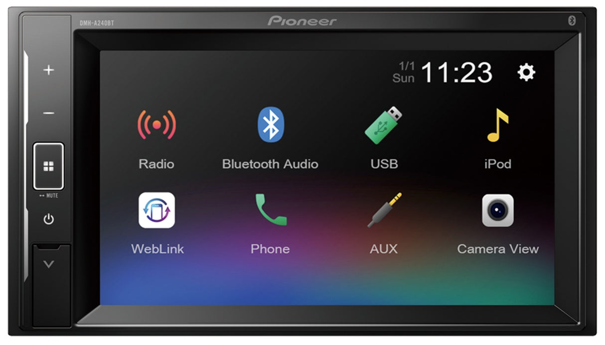 Pioneer DMH-A240BT Multimedia bilradio med Bluetooth