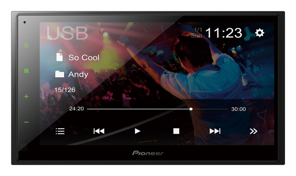Pioneer DMH-A340DAB Bilstereo Multimediaspelare Bluetooth / DAB+