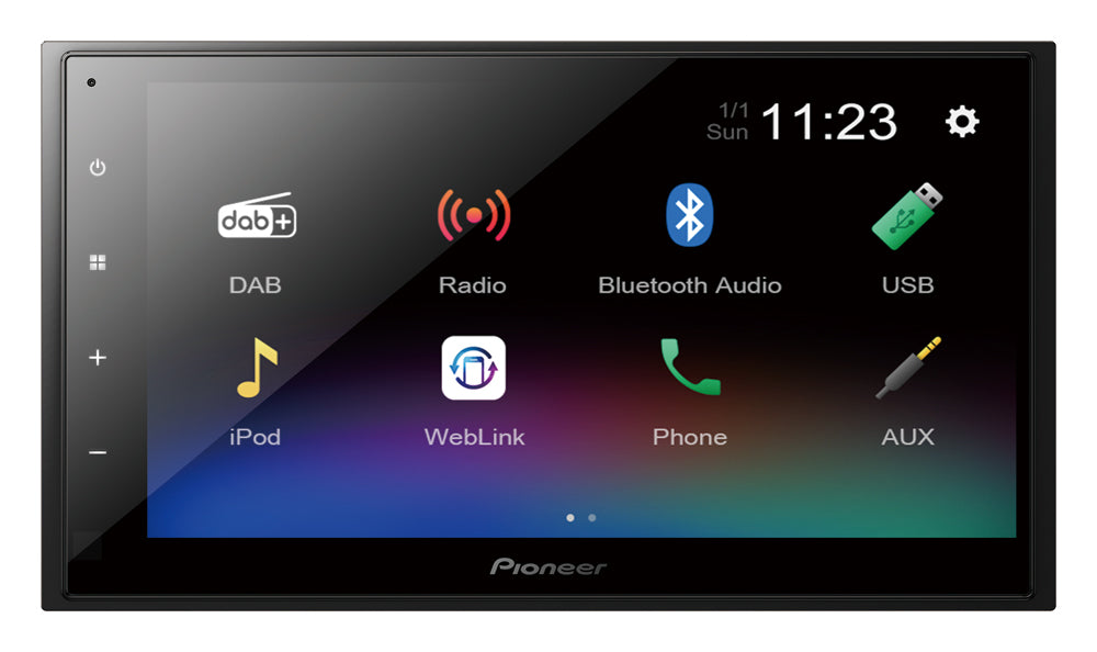 Pioneer DMH-A340DAB Bilstereo Multimediaspelare Bluetooth / DAB+