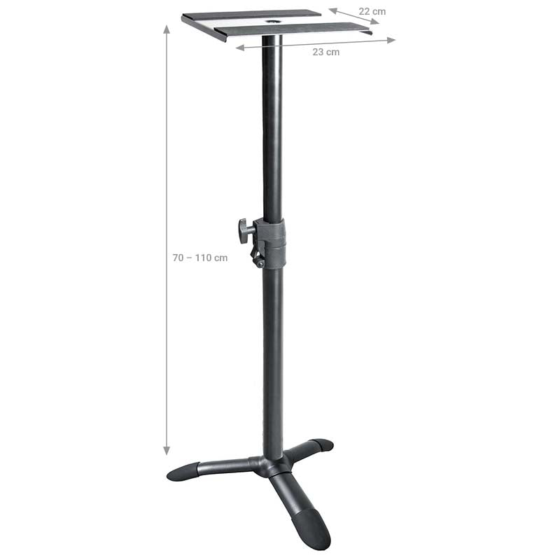 Studiomonitorset med 2 stativ (20kg)