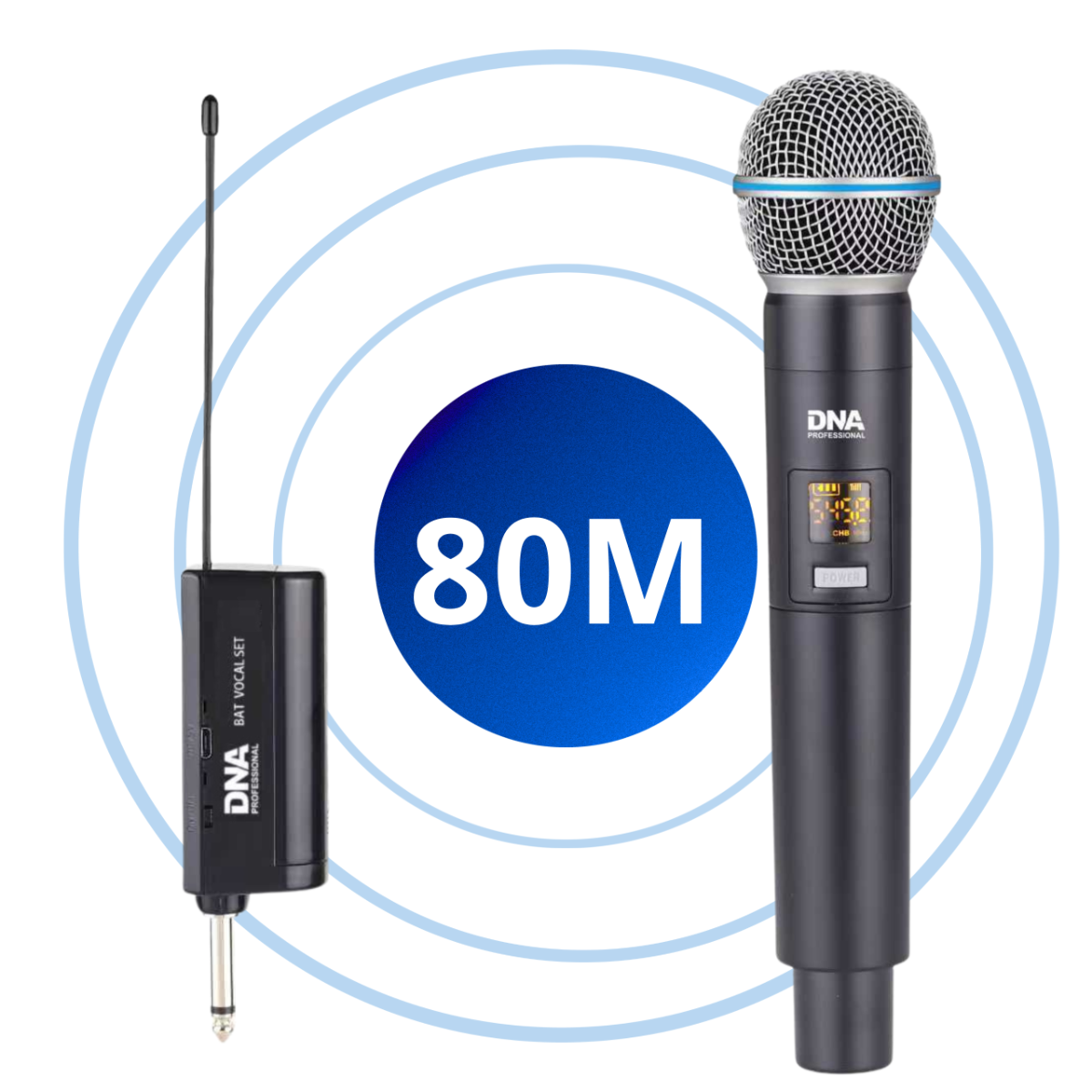 Atomic P70B - batterihögtalare/mikrofon-paket