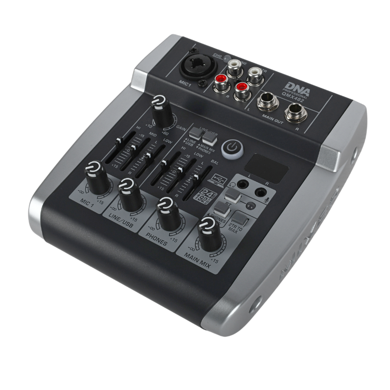 DNA QMX402 ljudmixer 3 kanaler och Bluetooth