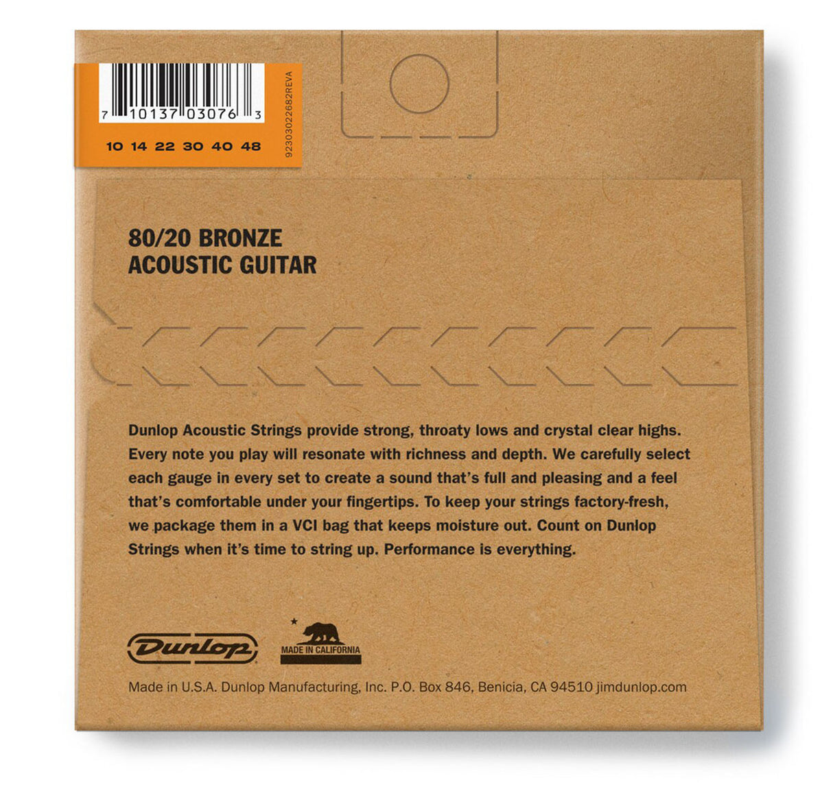 Dunlop DAB1048 Gitarrsträngar (10-48)