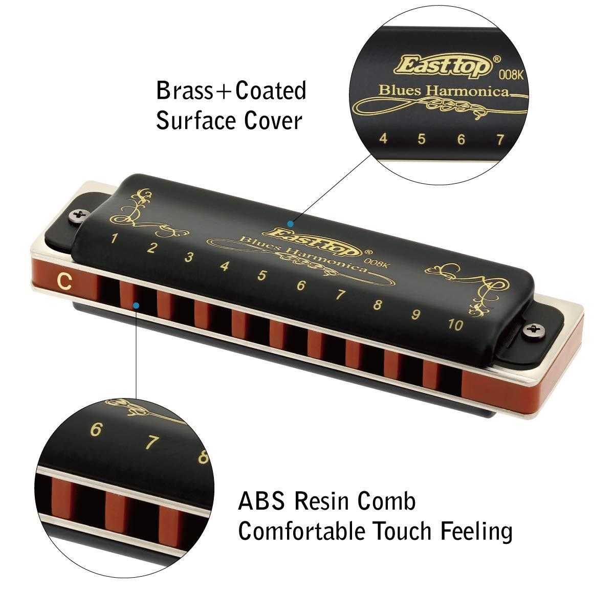 Easttop T008K Diatonisk munspel (D)