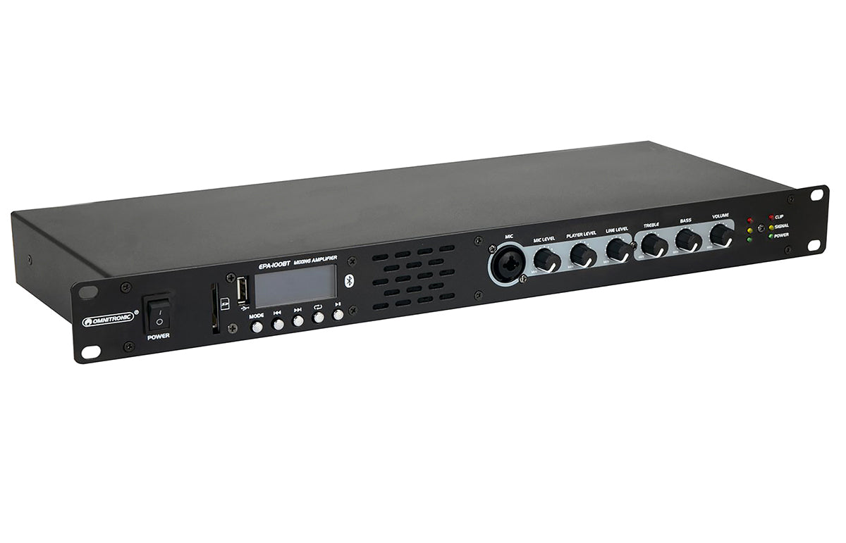 Omnitronic EPA-100BT Mediaspelare