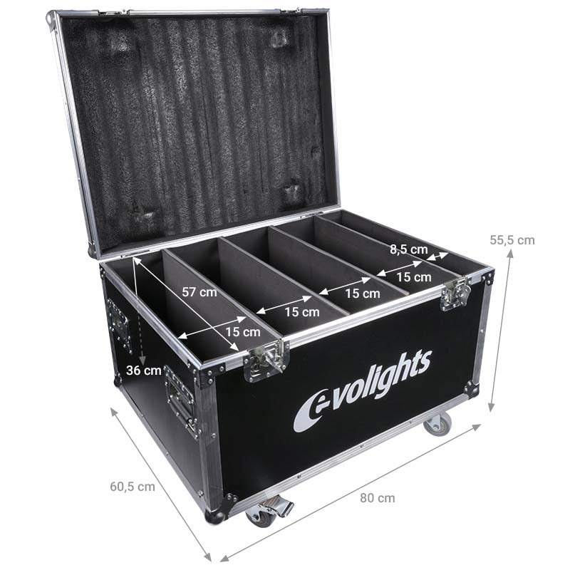 EVOLIGHTS 60x10W RGBW LED väggbelysningsskåp 4-i-1