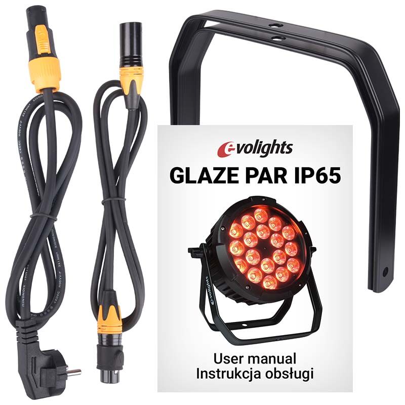 Evolights Glaze PAR IP65 LED spot – RGBW