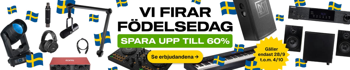 Vi firar födelsedag – spara upp till 60 %