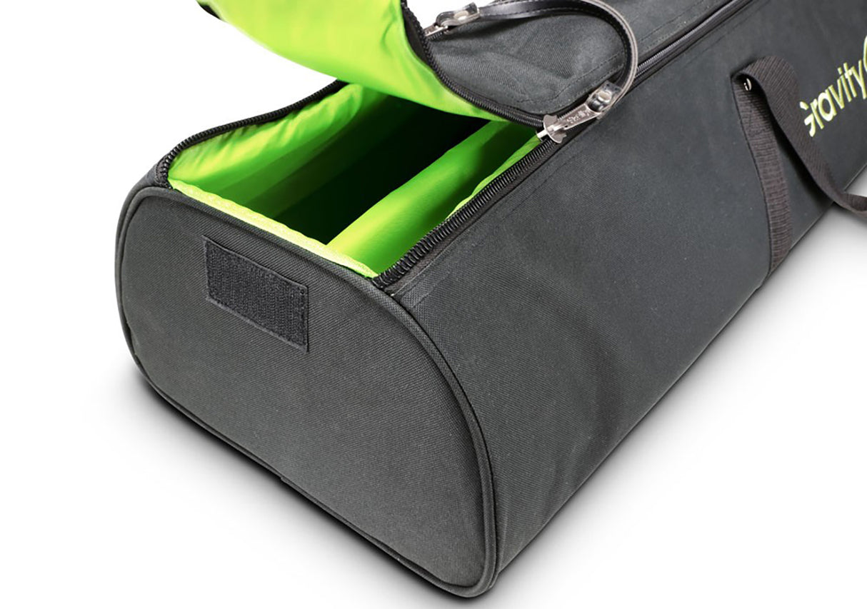 Gravity Bag för 2 st. Högtalaren står