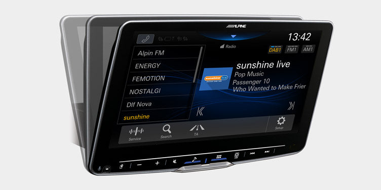 Alpine HALO11 iLX-F115D trådlös Apple Carplay (11")