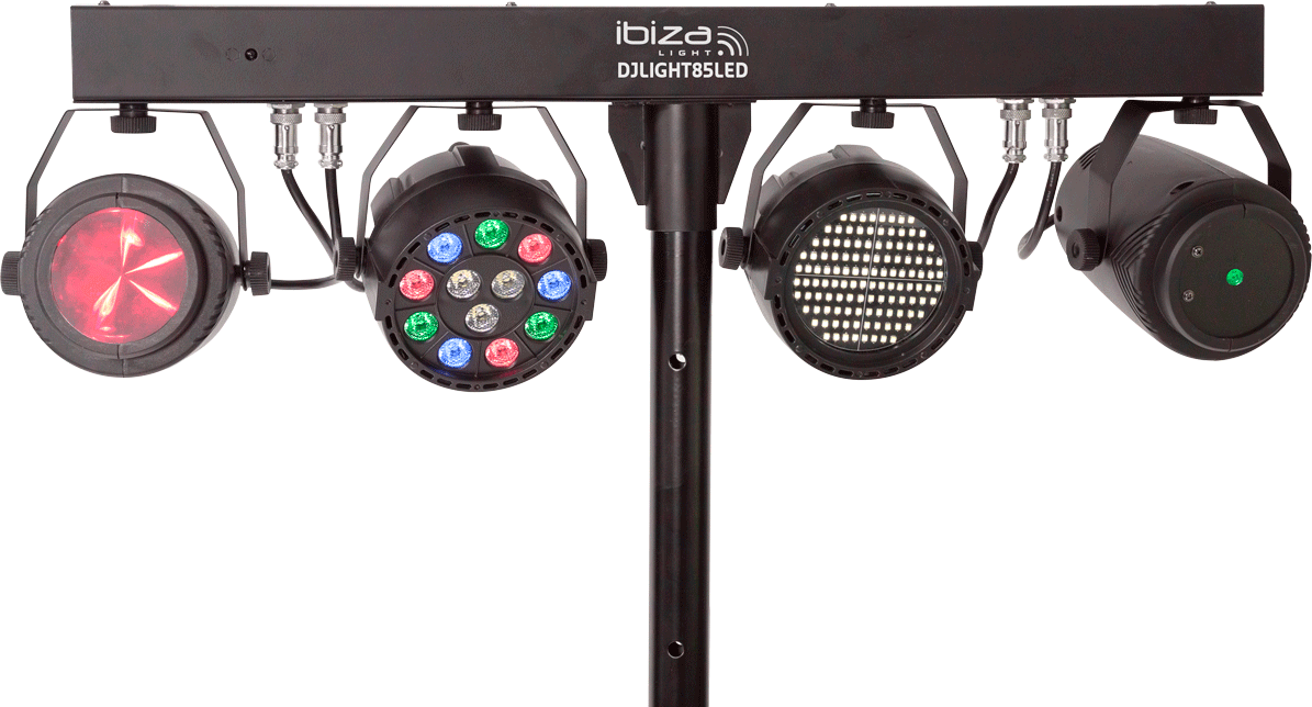 Ibiza LED Lightbar Moonflower, Laser och Strobe