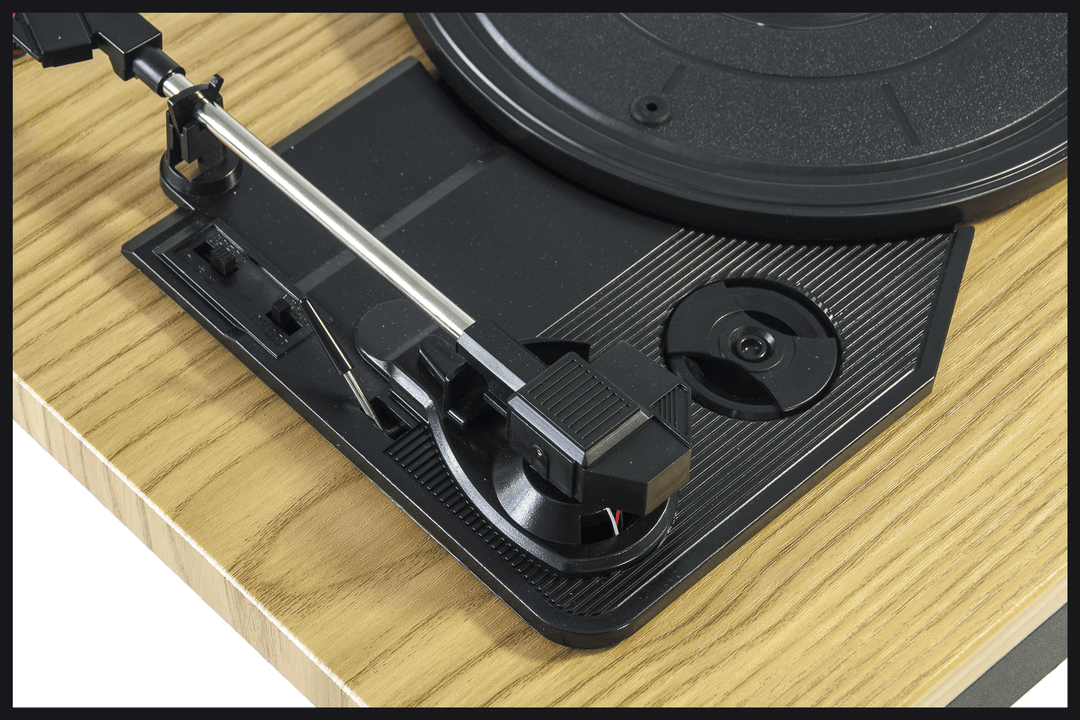 Madison skivspelare med USB & Bluetooth (trä)
