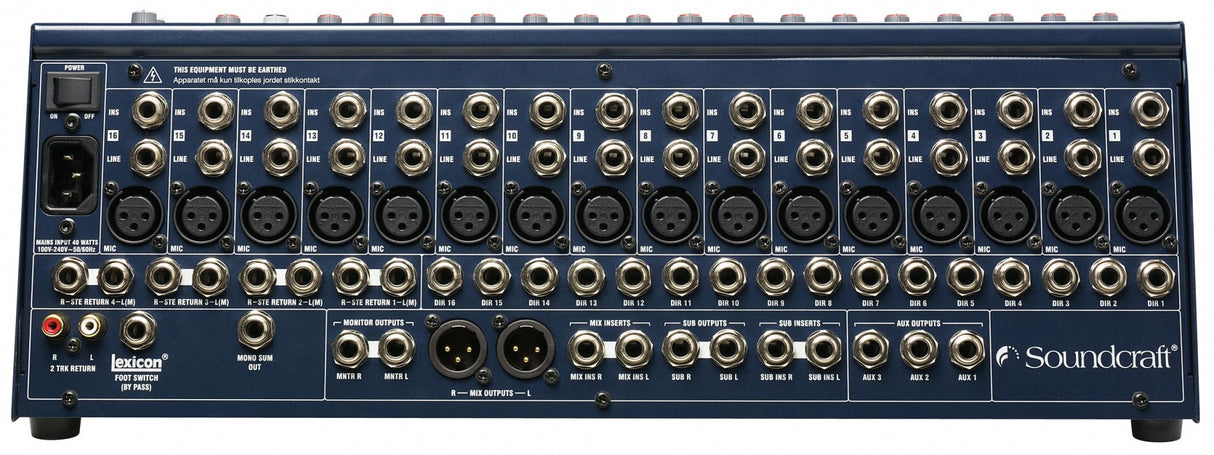 Soundcraft FX16II mixer