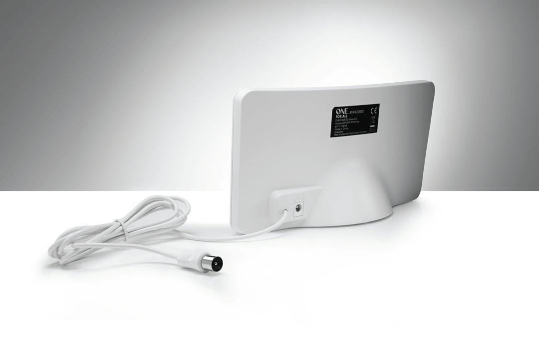 TV och DAB+ antenn inomhus (vit)
