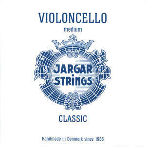Jargar Fiolersträngar - D stål (Medium)