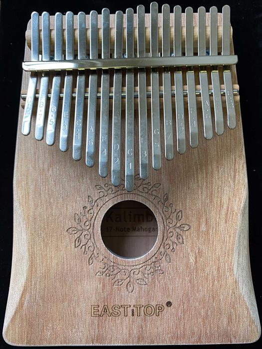 Kalimba 17 toner - mahogny - Easttop EK01