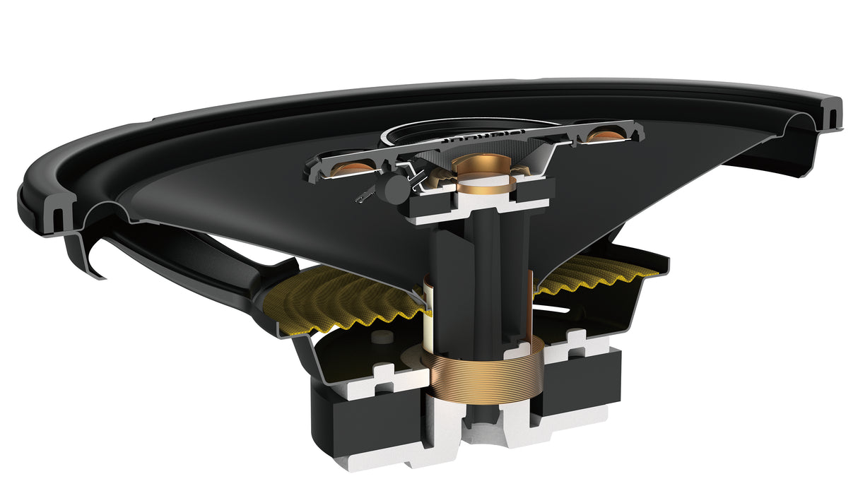 Pioneer TS-A6881F bilhögtalare (350W, 6"x8")