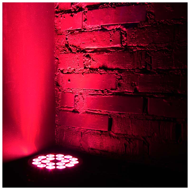 LIGHT4ME ALU HEXA PAR 18x10W RGBWA-UV scenespotlight LED