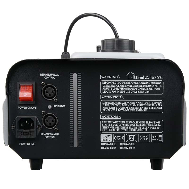 LIGHT4ME FM 1200 rökdimsmaskin med fjärrkontroll