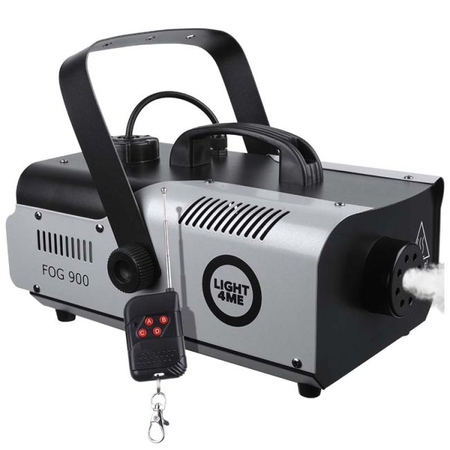 Light4Me Fog 900 Rökmaskin 900W med Trådløs Fjernbetjening