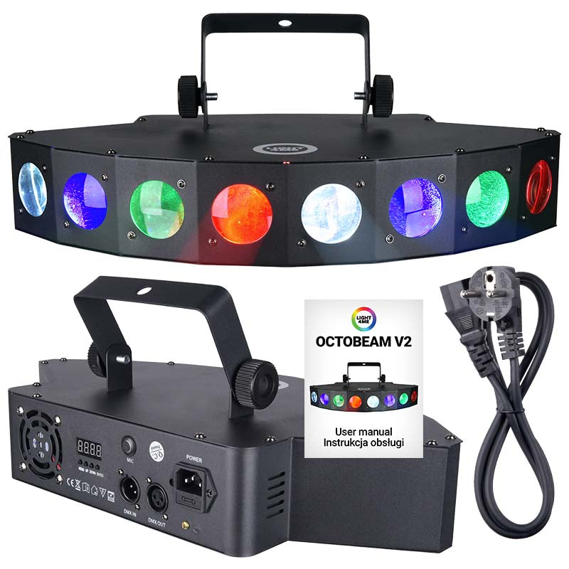 LIGHT4ME OCTOBEAM V2 diskoeffekt LED scenespotlight