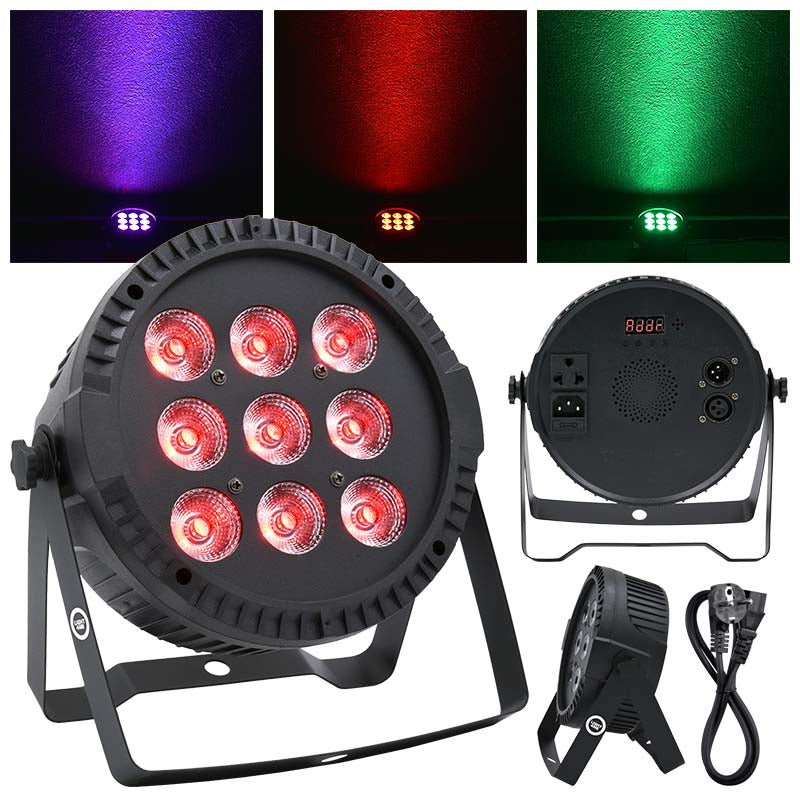 LIGHT4ME PAR RGBW 9x10 scenespotlight LED-lysarmatur