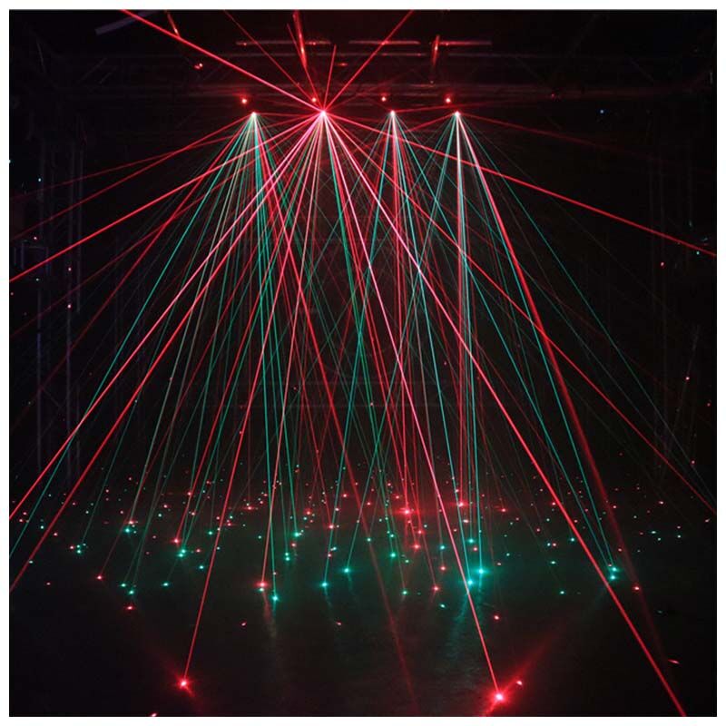 LIGHT4ME SPIDER STROBO LASER LED-ljuseffekt