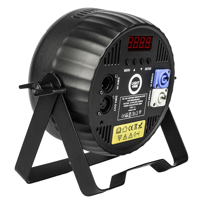 Light4Me Venom PAR 14x15 RGBW LED PAR-spotlight